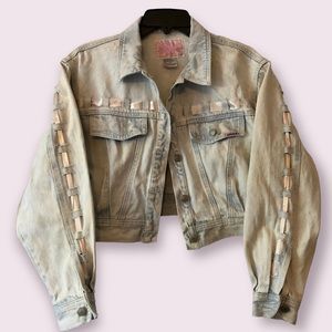 VTG 80’s Jordache Jean Cropped Jacket Size Medium